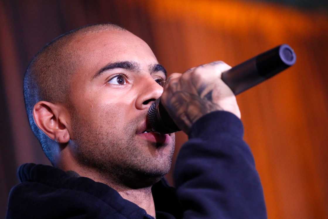 Rapper and activist Vic Mensa performs at the End Gun Violence Together Rally Rapper and activist Vic Mensa performs at the End Gun Violence Together Rally