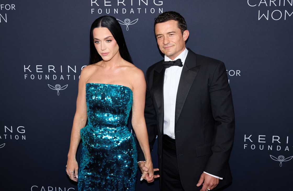 American po singer-songwriter Katy Perry and actor Orlando Bloom