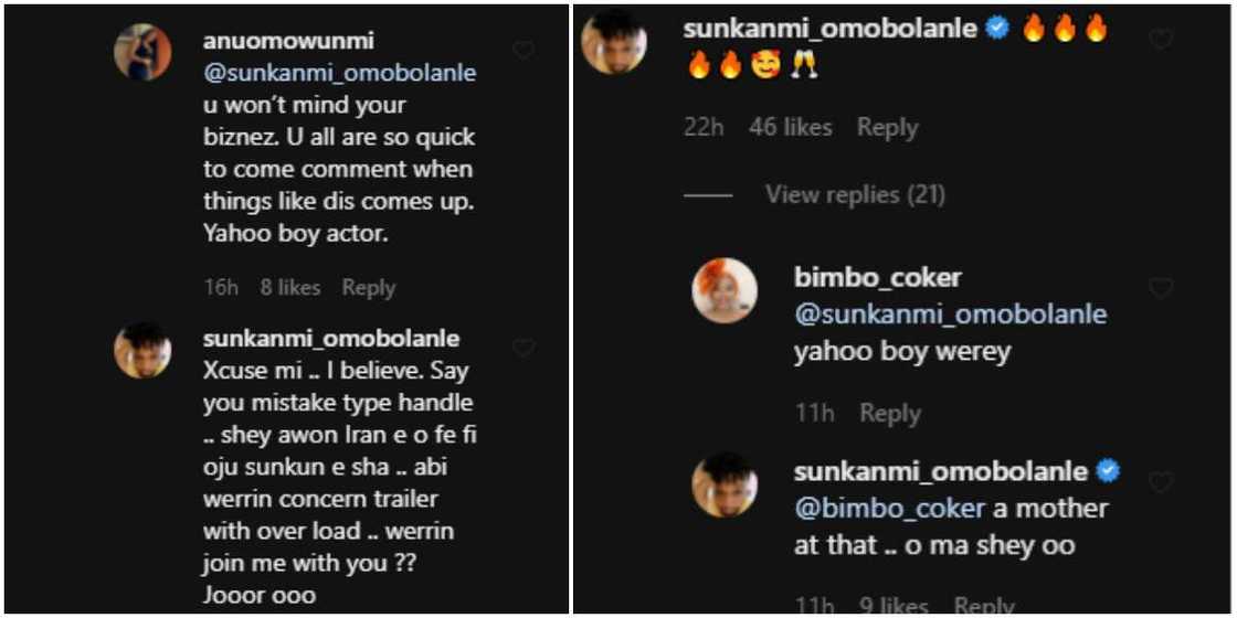 Two women drag Sunkanmi Omobolanle for replying Omo Brish's post Two women drag Sunkanmi Omobolanle for replying Omo Brish's post