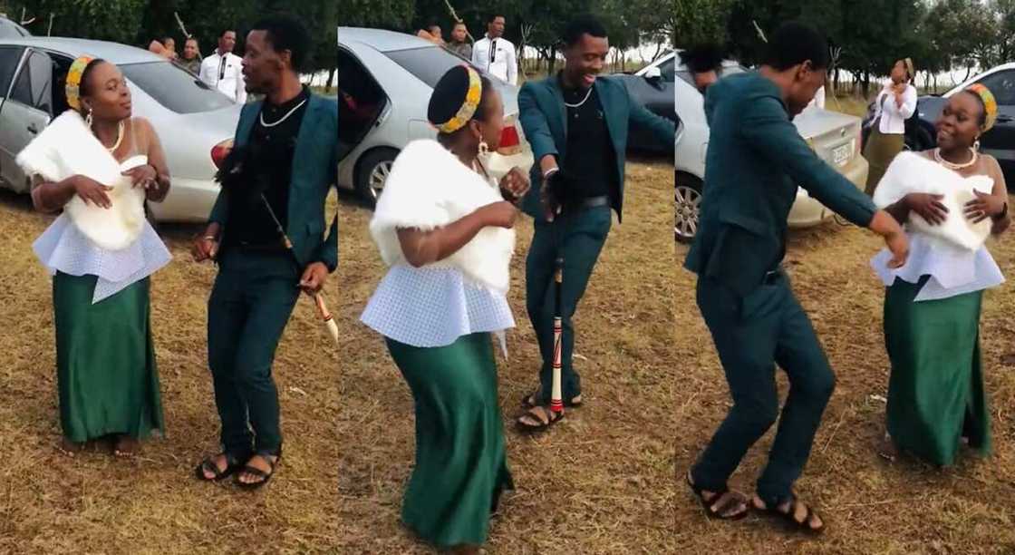 Mzansi polygamous man dancing with 1st wife Mzansi polygamous man dancing with 1st wife