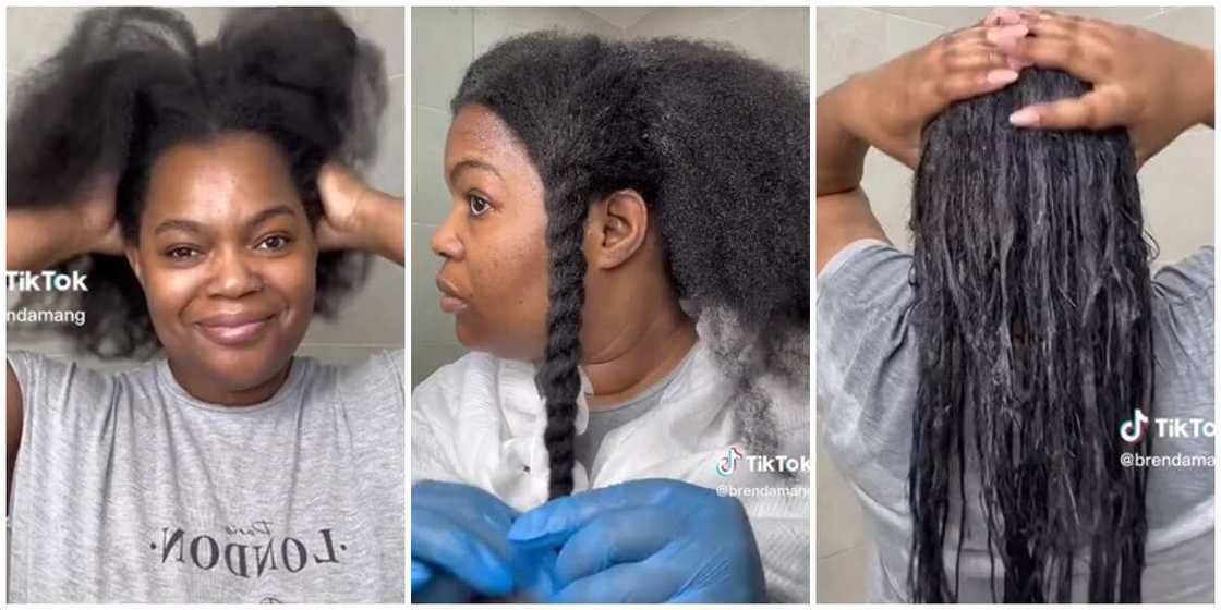 Lady relaxes natural hair after 8 years Lady relaxes natural hair after 8 years
