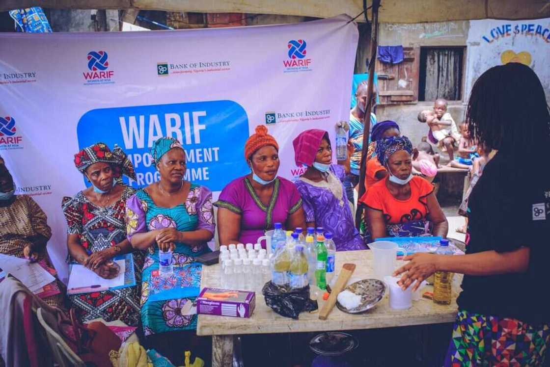 Survivors at WARIF center Survivors at WARIF center