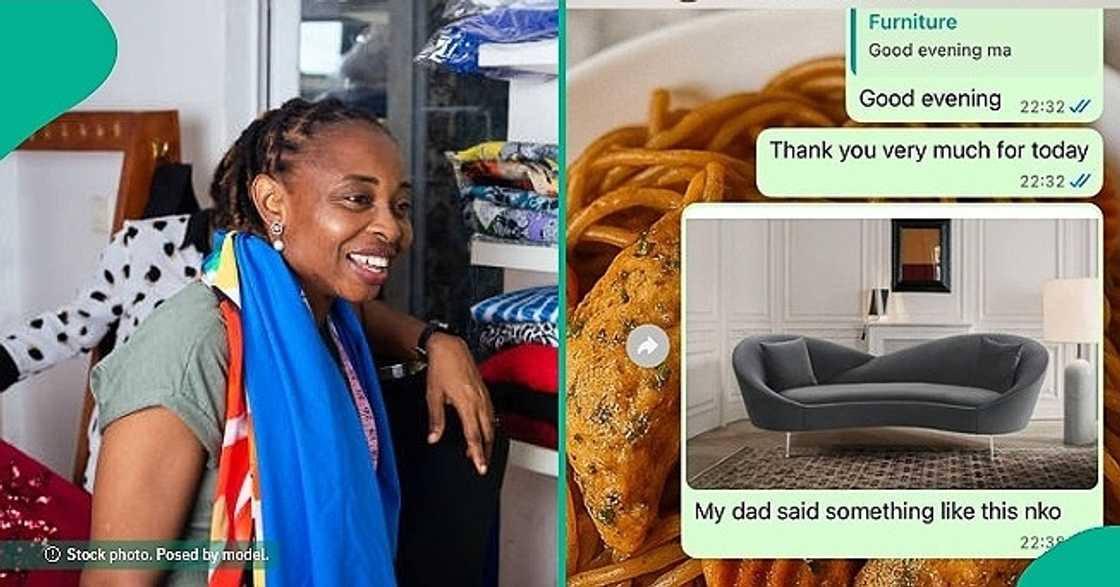 Furniture maker praised for his honesty as his WhatsApp chat with lady surfaces. Furniture maker praised for his honesty as his WhatsApp chat with lady surfaces.