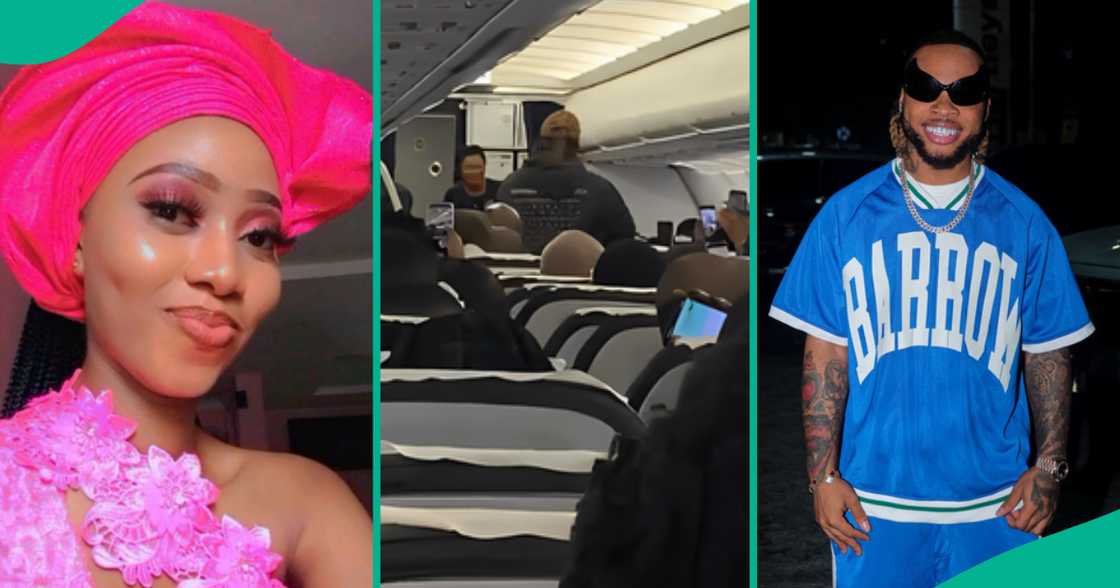 Lady shares video of dancer Poco Lee entertaining passengers on an aeroplane Lady shares video of dancer Poco Lee entertaining passengers on an aeroplane