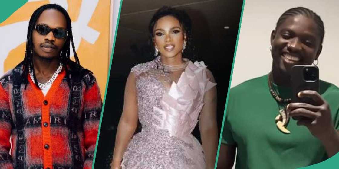 Singer Naira Marley with actress Iyabo Ojo and Verydarkman