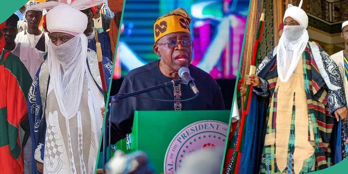 President Bola Tinubu has been asked to intervene in the royal tussle between Muhammadu Sanusi II and Aminu Ado-Bayero over the ongoing Kano royal tussle.