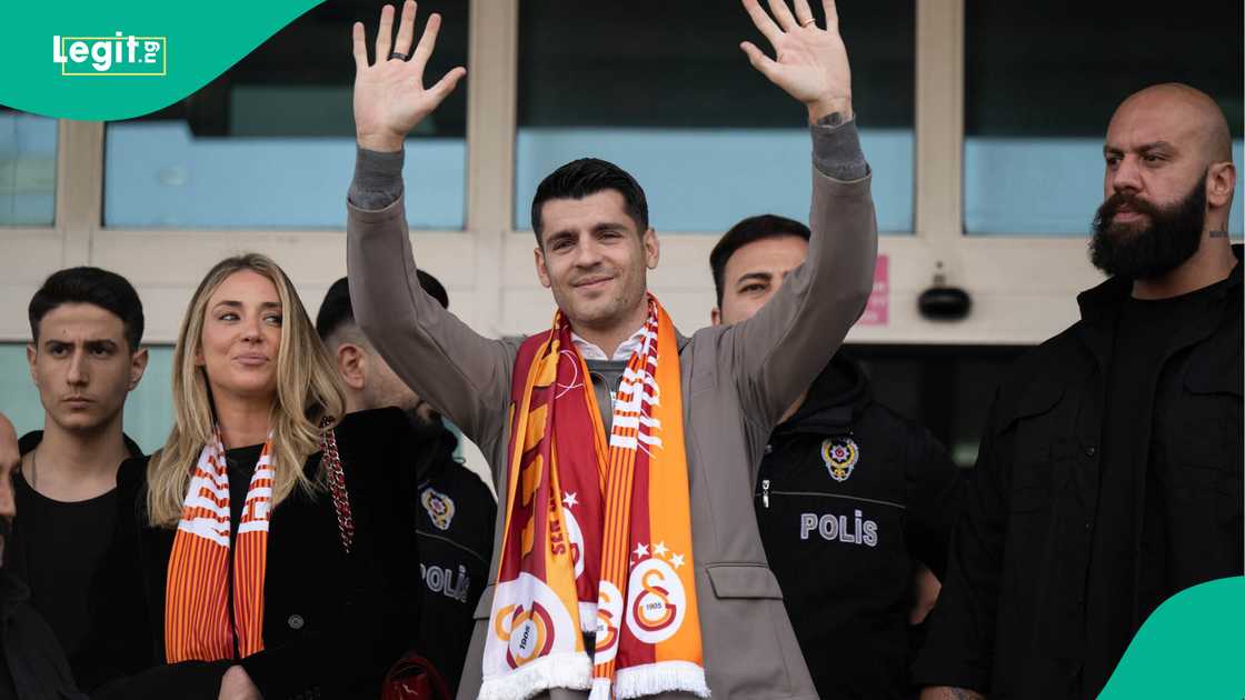 Alvaro Morata, Galatasaray, Istanbul, Turkiye. Alvaro Morata, Galatasaray, Istanbul, Turkiye.