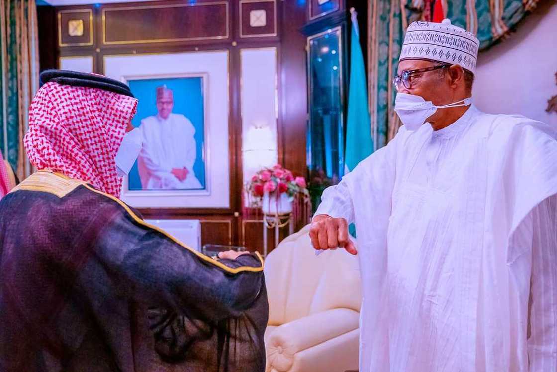 Shugaba Buhari ya gana da ministan harkokin waje na Saudiyya