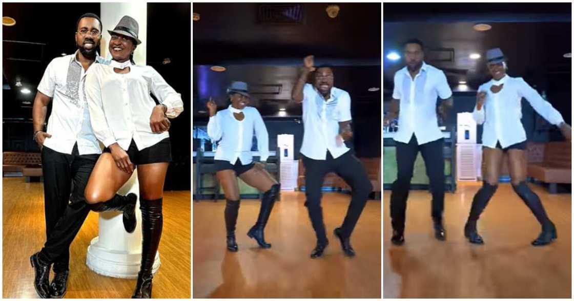 Kate Henshaw on dance floor Kate Henshaw on dance floor