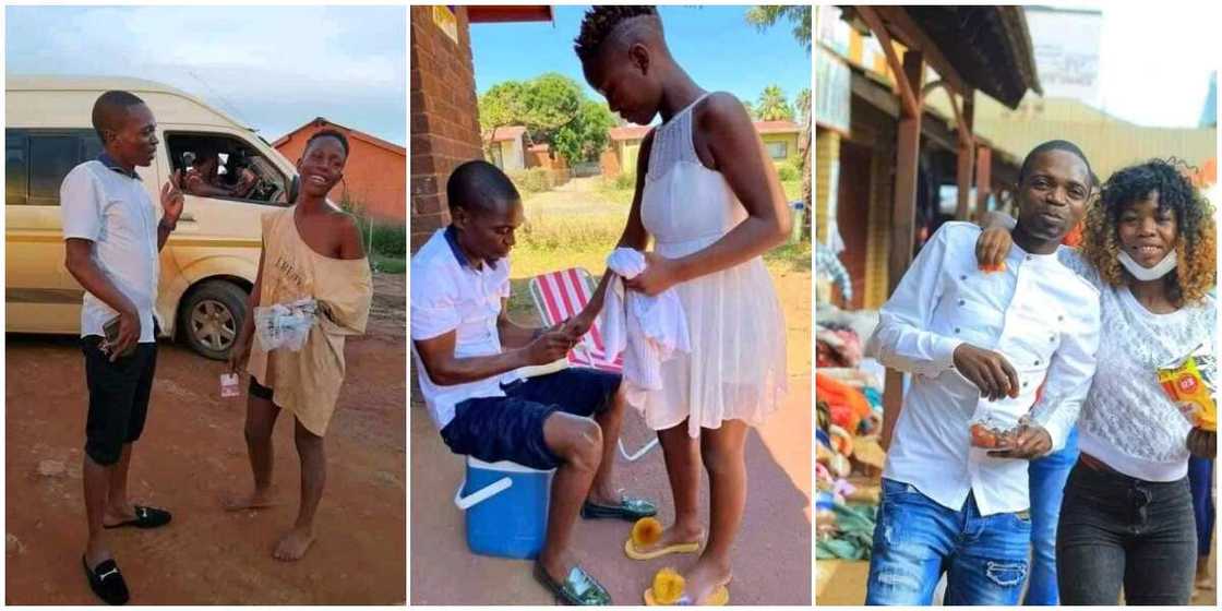 Man Set to Marry Homeless Lady who Had Begged Him N1200 on the Street to Buy Food, Fixes Wedding Date