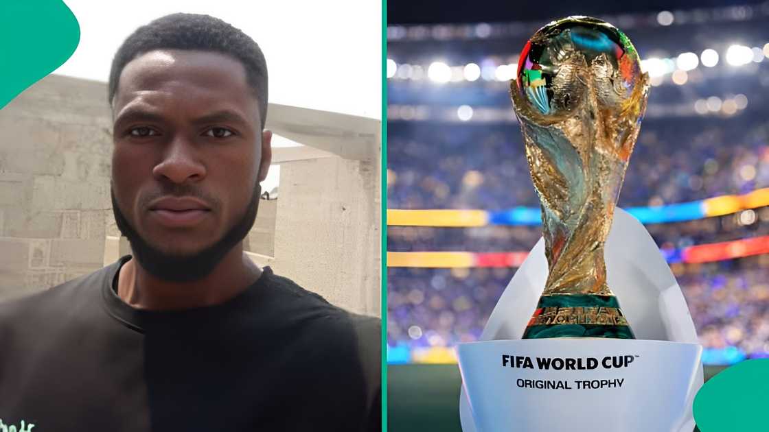 A young man reacted to FIFA’s pending decision on the Nigeria vs DR Congo 2026 World Cup eligibility dispute after the Super Eagles lost.
