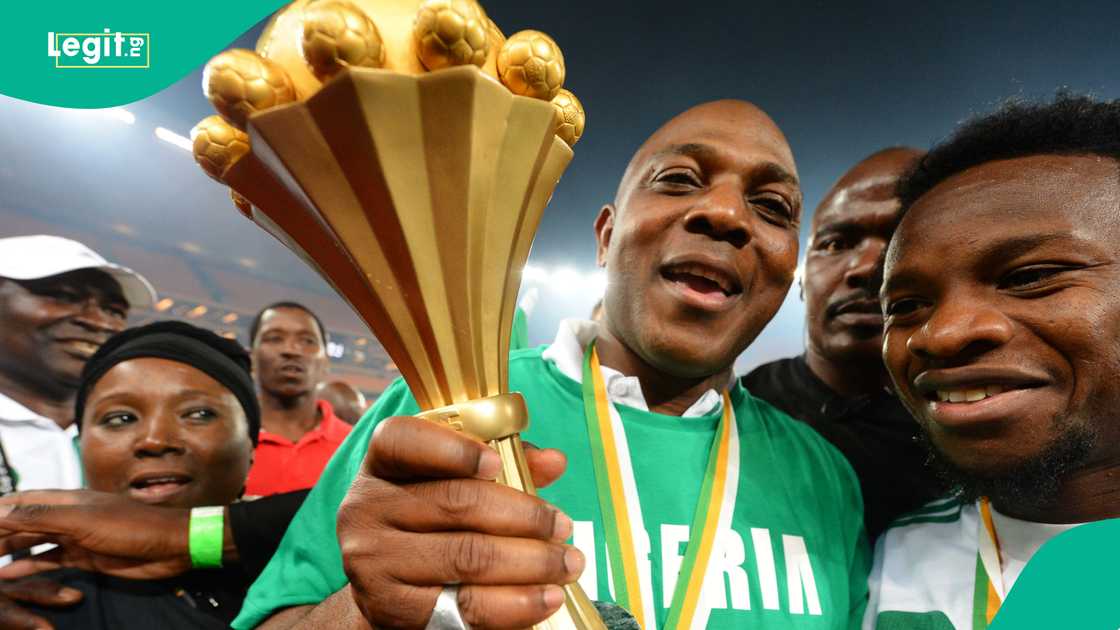 Stephen Keshi captained Nigeria to the 1994 AFCON title Stephen Keshi captained Nigeria to the 1994 AFCON title