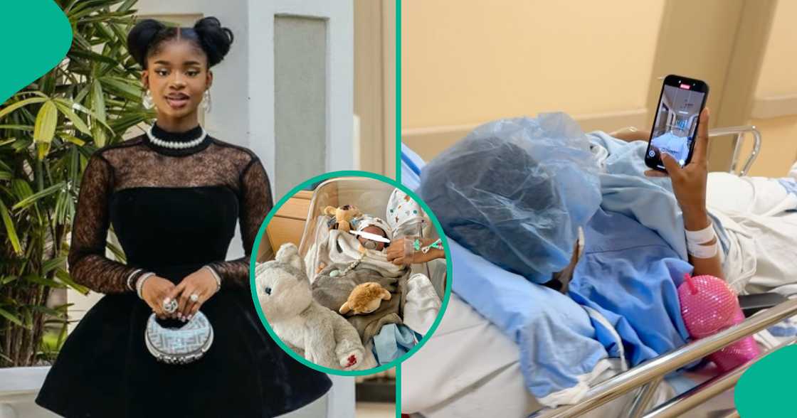 Priscilla Ojo returns to social media after child birth. Priscilla Ojo returns to social media after child birth.