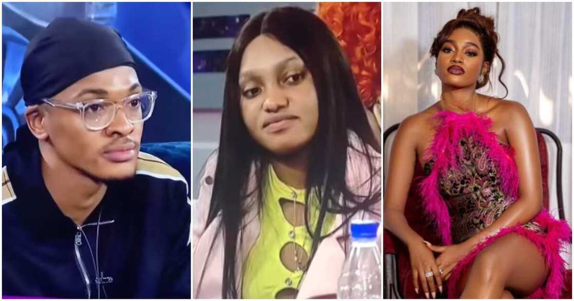 BBNaija's Chomzy tackles Groovy for moving after Beauty's disqualification.