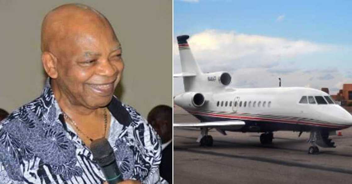 Arthur Eze, private jet