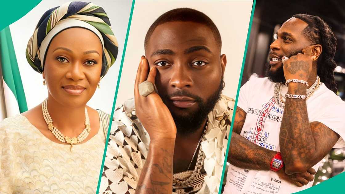 First Lady Remi Tinubu sends message to Davido, Burna Boy, Asake, other entertainers First Lady Remi Tinubu sends message to Davido, Burna Boy, Asake, other entertainers
