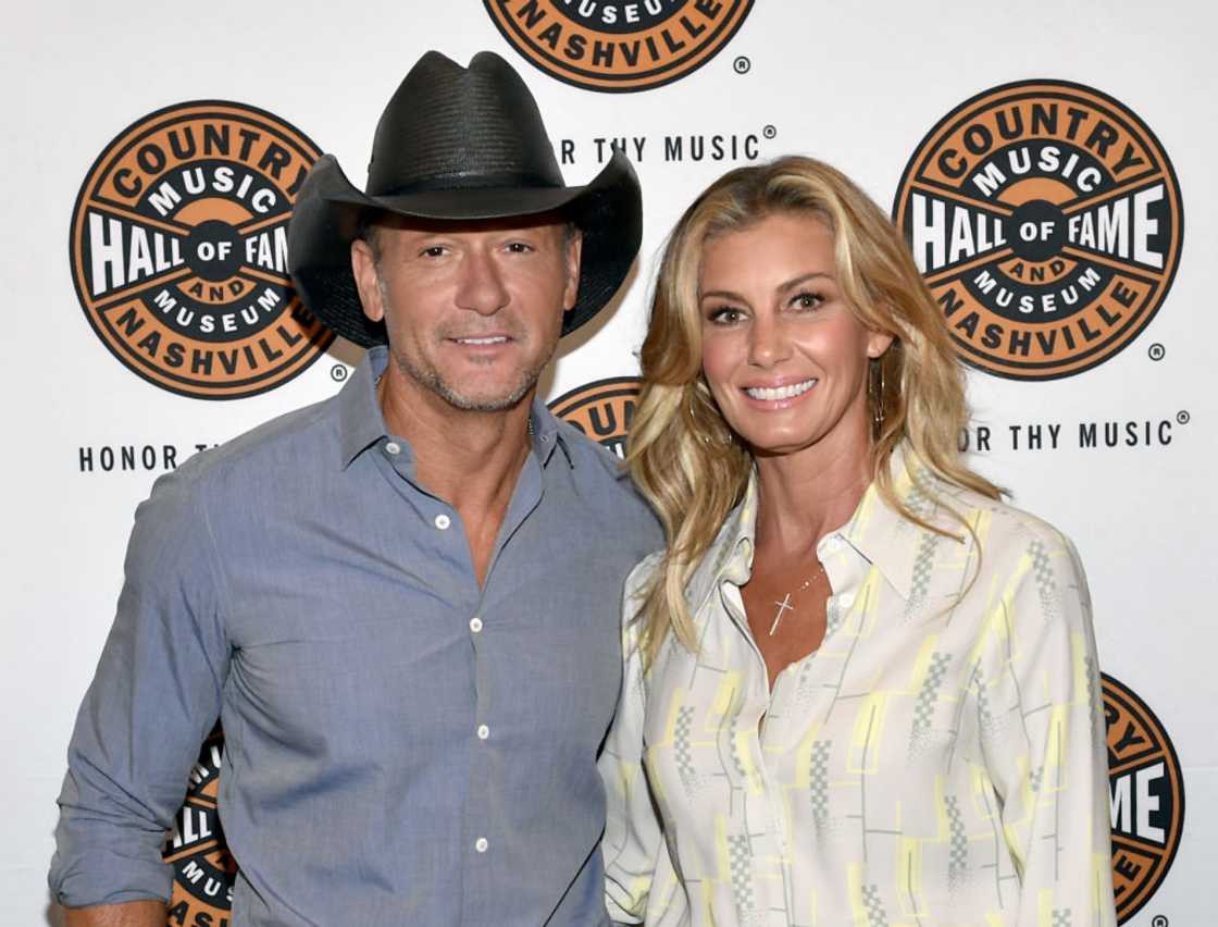 Tim McGraw and Faith Hill at the Country Music Hall of Fame and Museum's CMA Theatre Tim McGraw and Faith Hill at the Country Music Hall of Fame and Museum's CMA Theatre