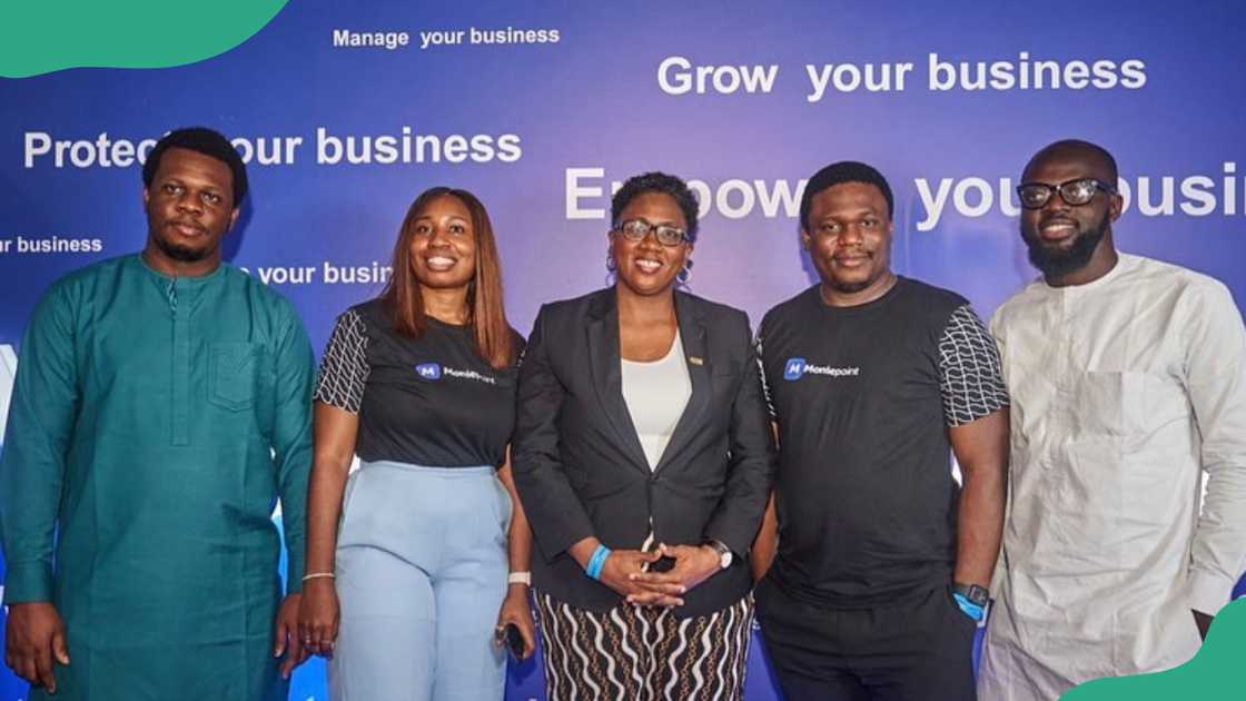 Moniepoint staff members during an event.