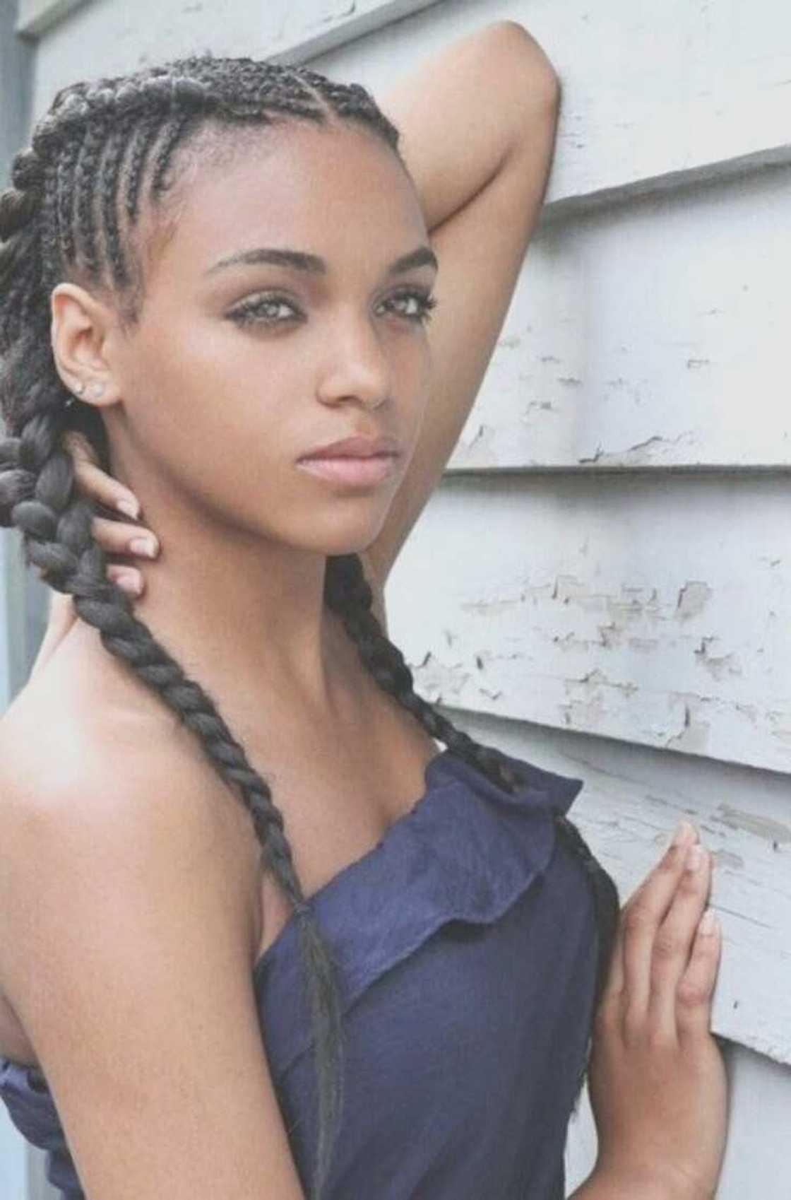 Best cornrow hairstyles for round faces Best cornrow hairstyles for round faces