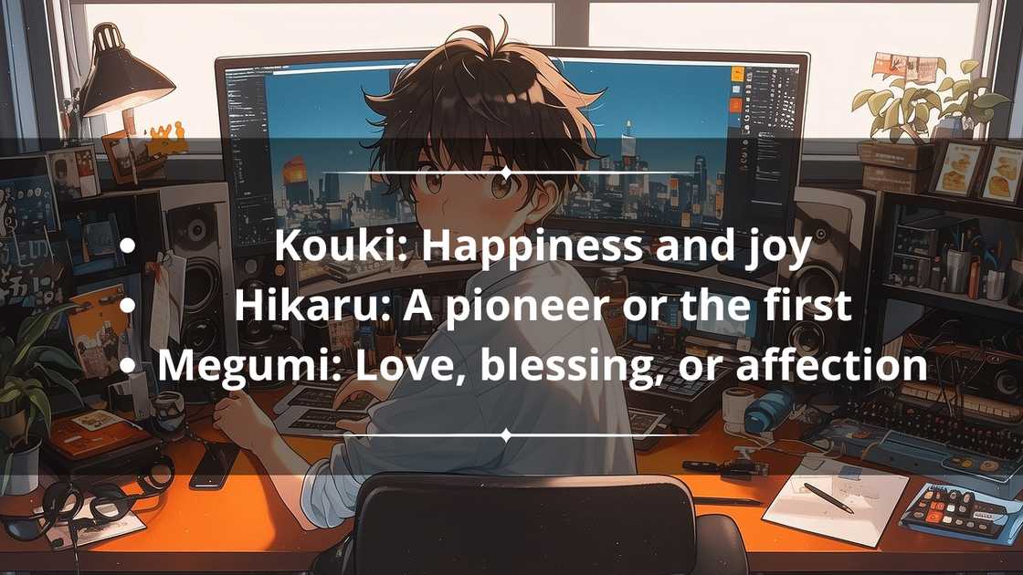 What are some cool anime character names for boys? What are some cool anime character names for boys?