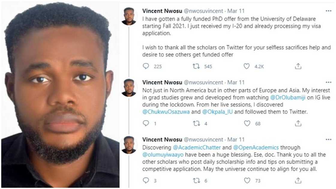 Nigerian man without masters get PhD scholarship in US, schools gives him money to bring his babe to America Nigerian man without masters get PhD scholarship in US, schools gives him money to bring his babe to America