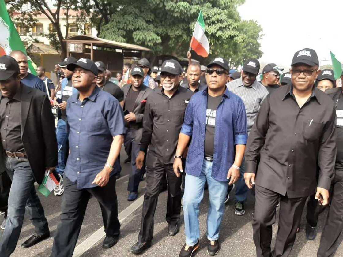 Imo: PDP's protest, a grand plan to overthrow Buhari - Hope Uzodinma alleges Imo: PDP's protest, a grand plan to overthrow Buhari - Hope Uzodinma alleges