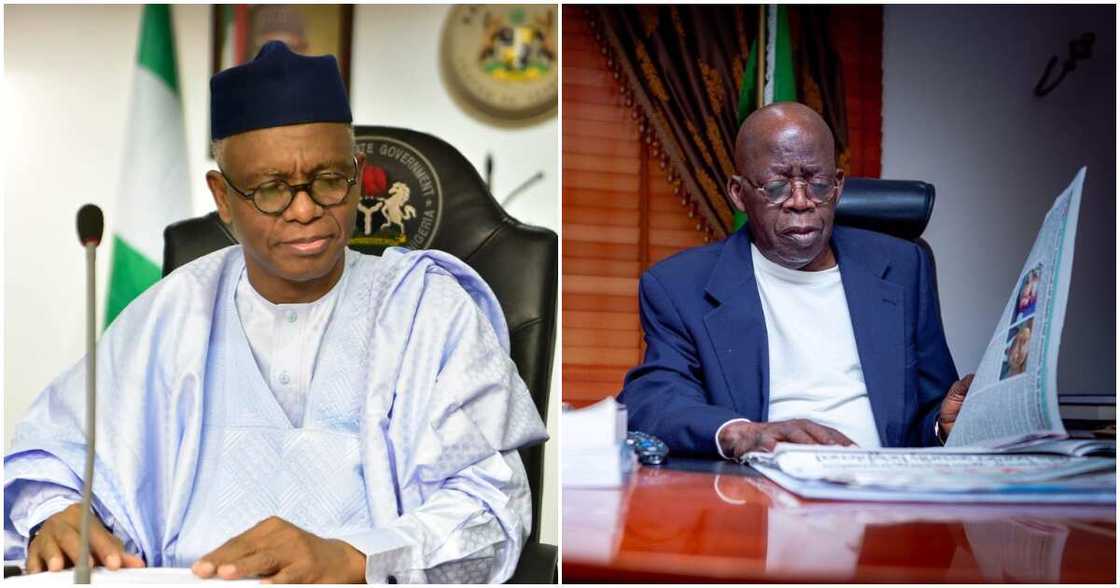 Bola Tinubu, APC, PDP, 2023 elections, Kaduna state governor, Malam Nasir El-Rufai Bola Tinubu, APC, PDP, 2023 elections, Kaduna state governor, Malam Nasir El-Rufai