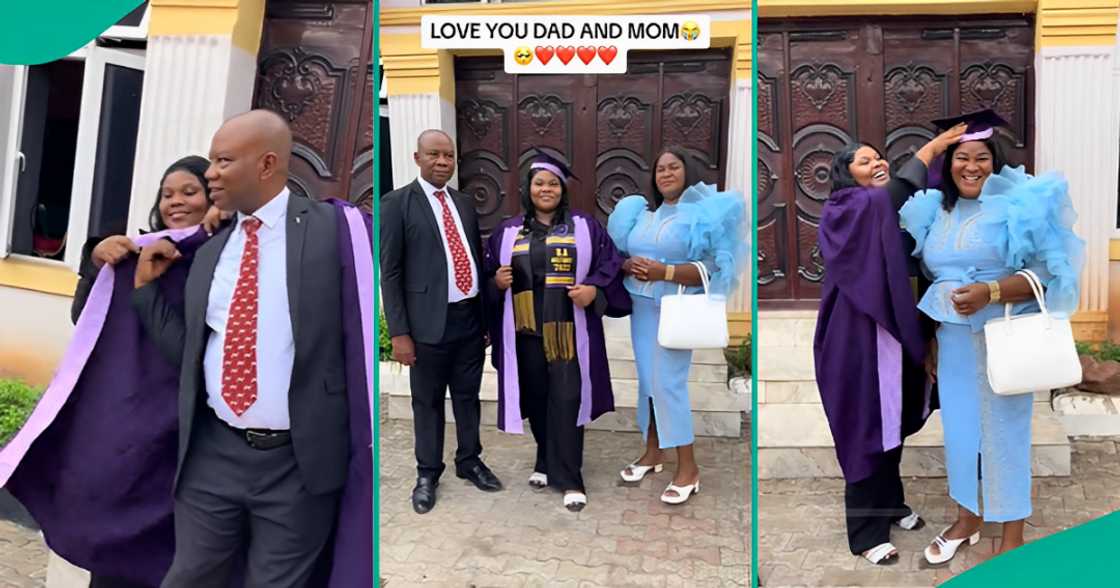 UNIBEN Graduate Celebrates As Her Parents Travel From Lagos to Attend Her Convocation