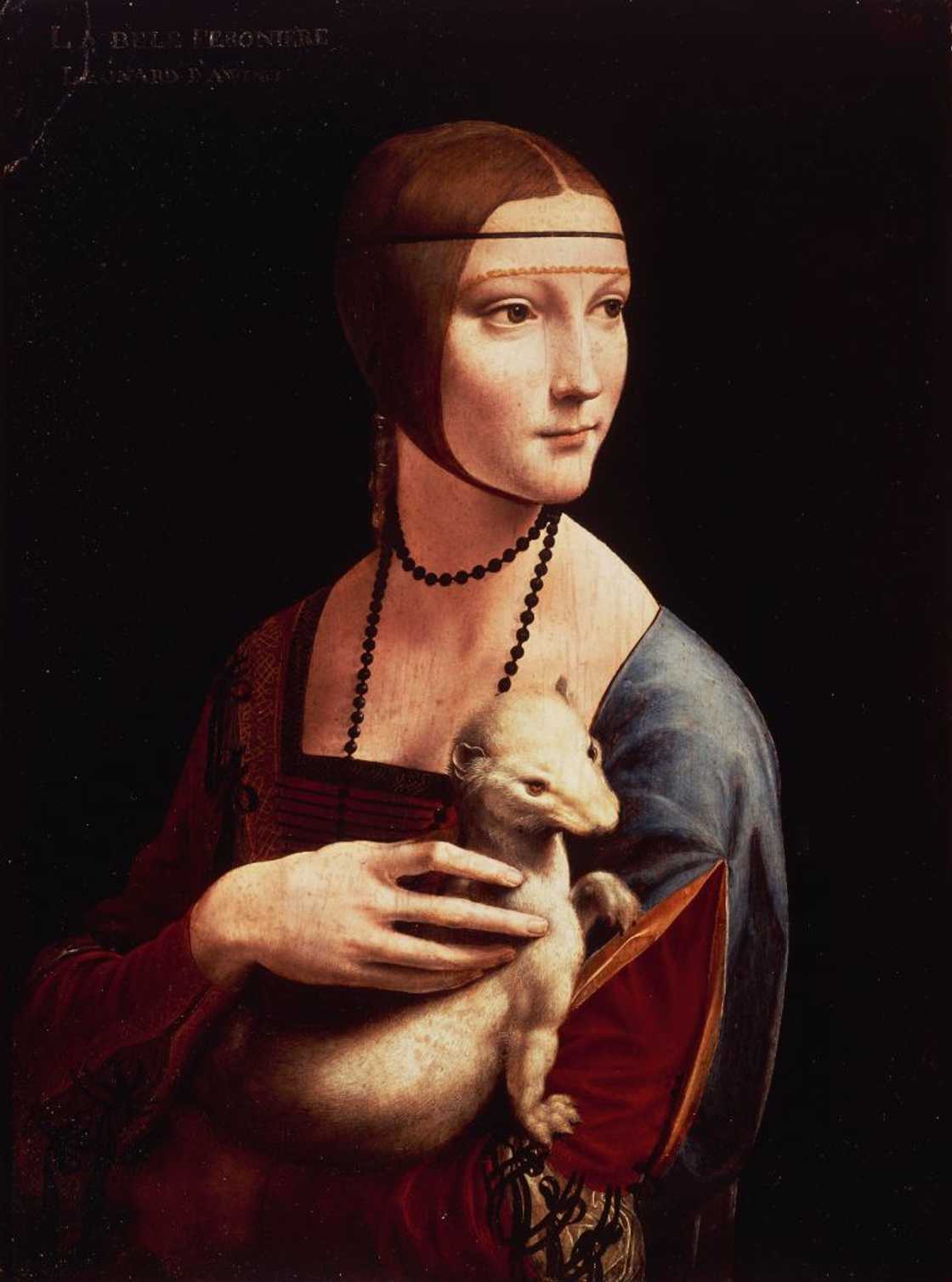 Lady with an Ermine art by Leonardo da Vinci