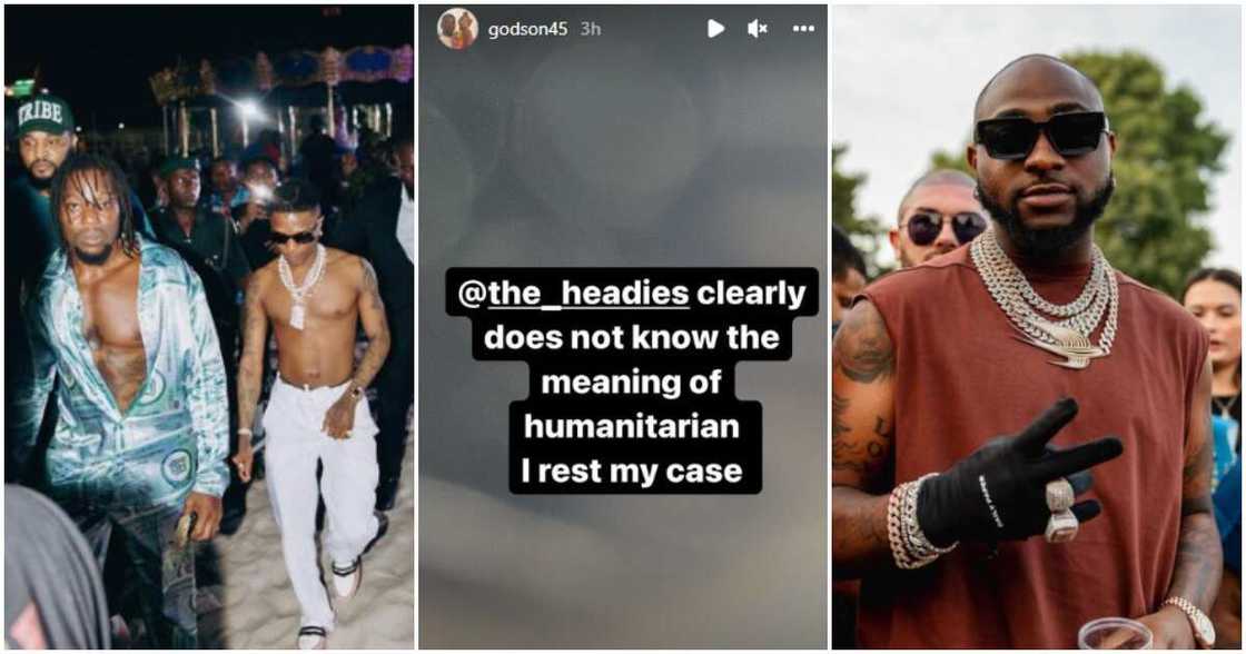 Wizkid's aide slams Headies over Davido's win. Wizkid's aide slams Headies over Davido's win.