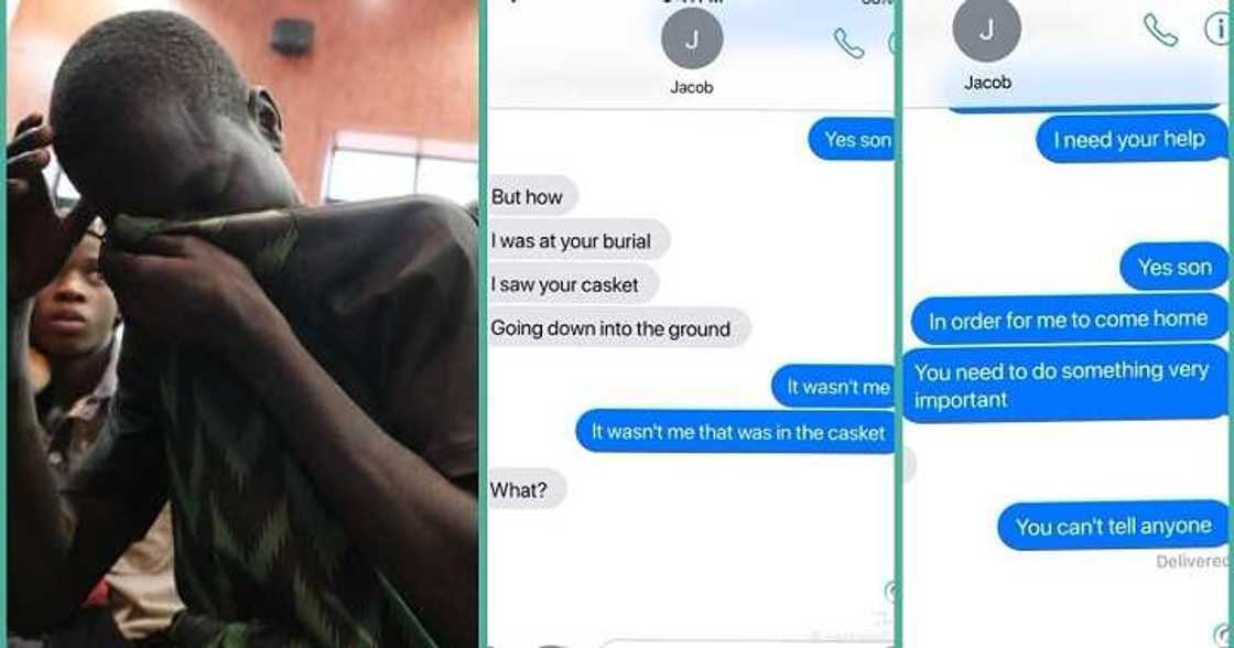 Boy who believed he was chatting with his late dad spills family's secret Boy who believed he was chatting with his late dad spills family's secret