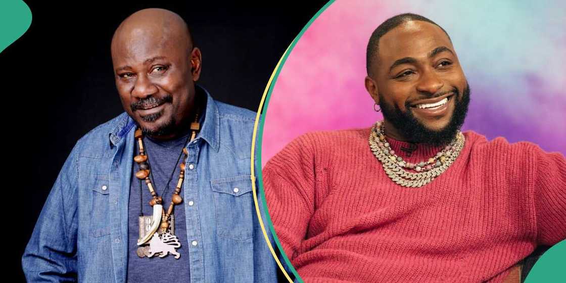 Davido sings about Issakaba. Davido sings about Issakaba.