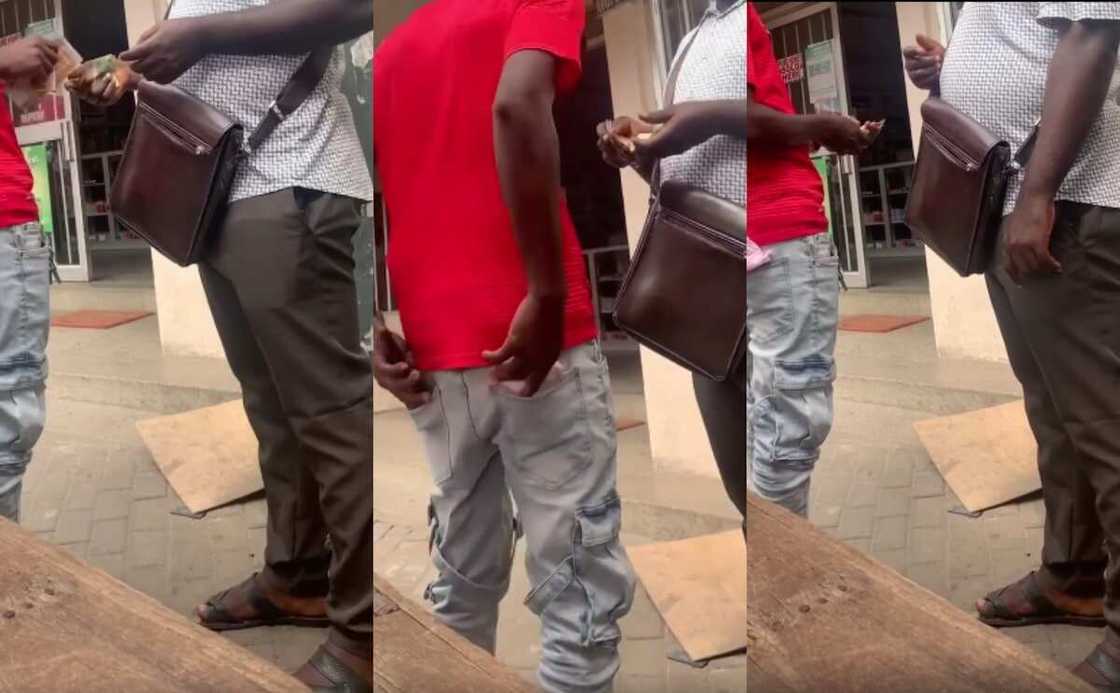Video of man being sold fake phone goes viral on social media Video of man being sold fake phone goes viral on social media