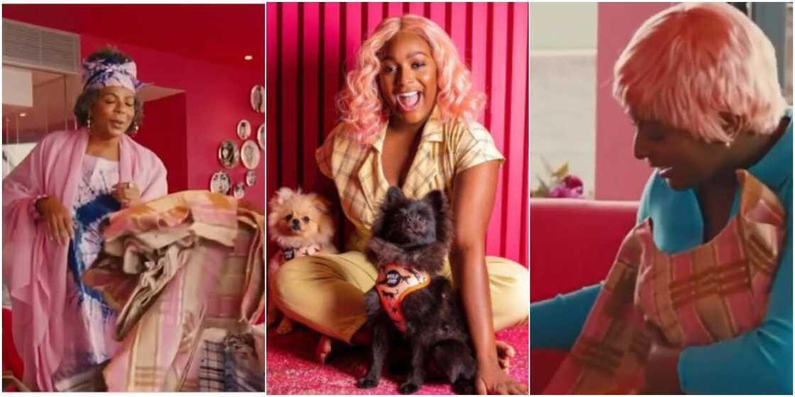 DJ Cuppy couldn't hide her excitement over the gift DJ Cuppy couldn't hide her excitement over the gift
