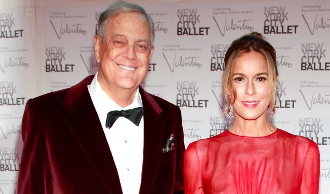 David H. Koch and wife Julia M. Flesher Koch