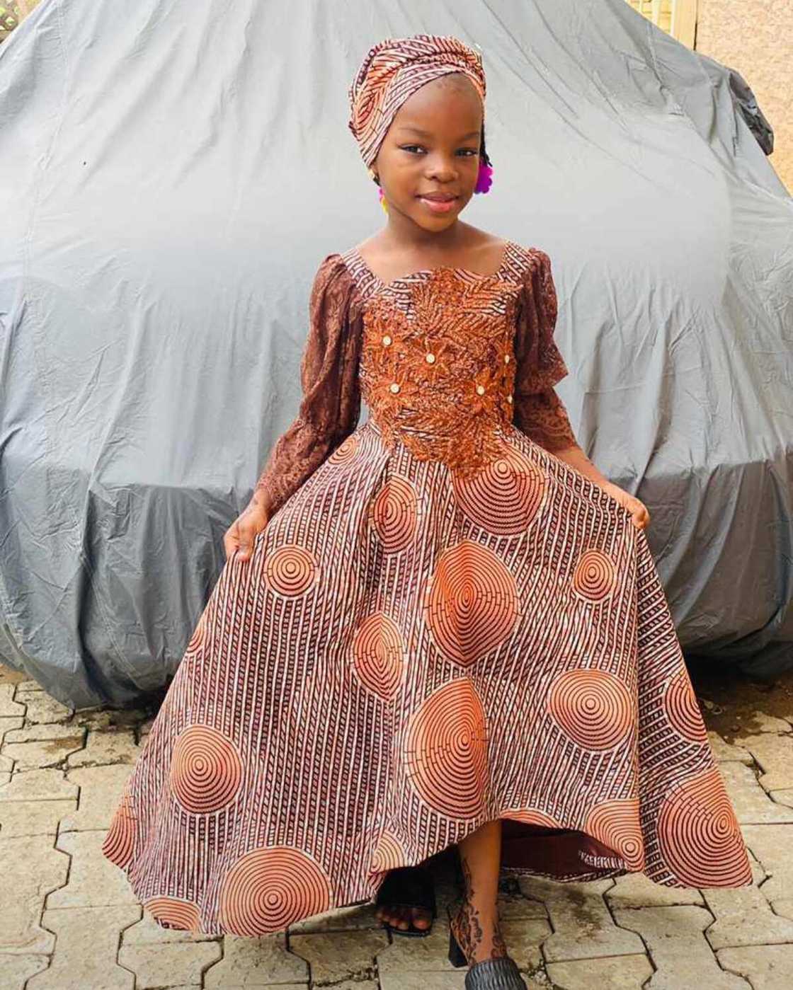 Beautiful children gown styles for girls best lace and Ankara dresses Legit.ng