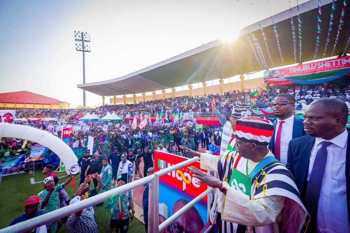 Tinubu in Benue Tinubu in Benue