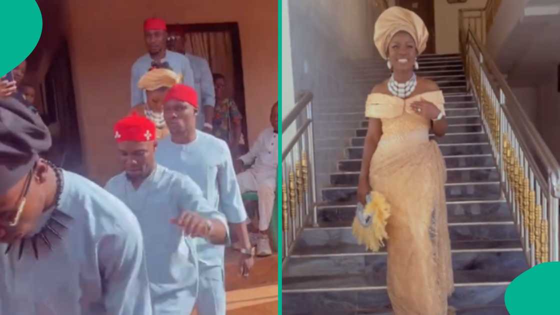 5 brothers melt hearts as they act as bridesmaids at only sister's wedding