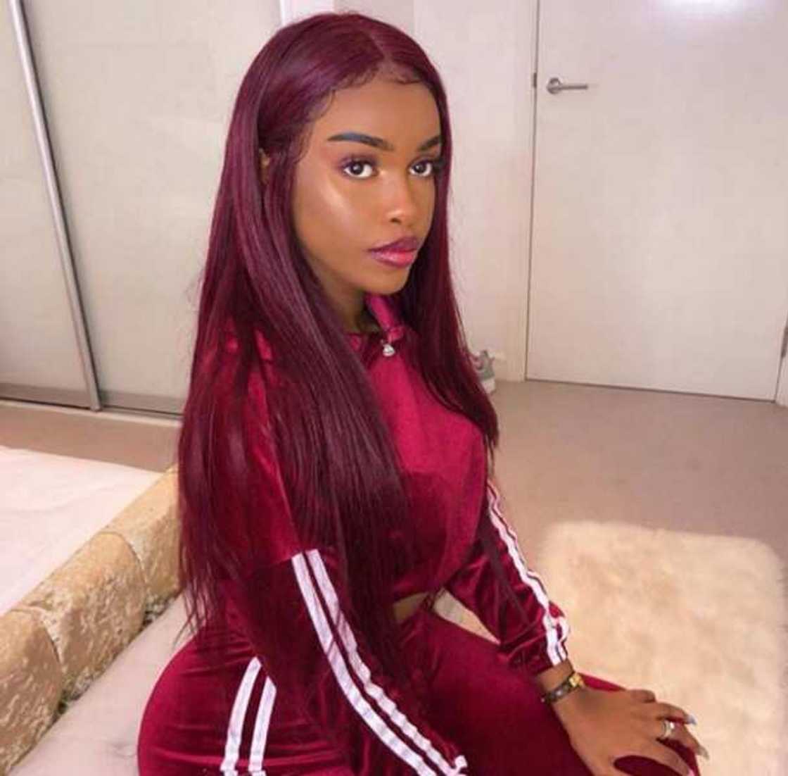 burgundy hair burgundy hair