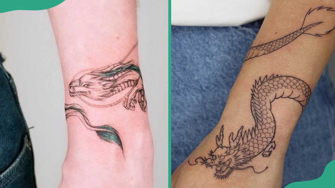 Dragon bracelet tattoos Dragon bracelet tattoos