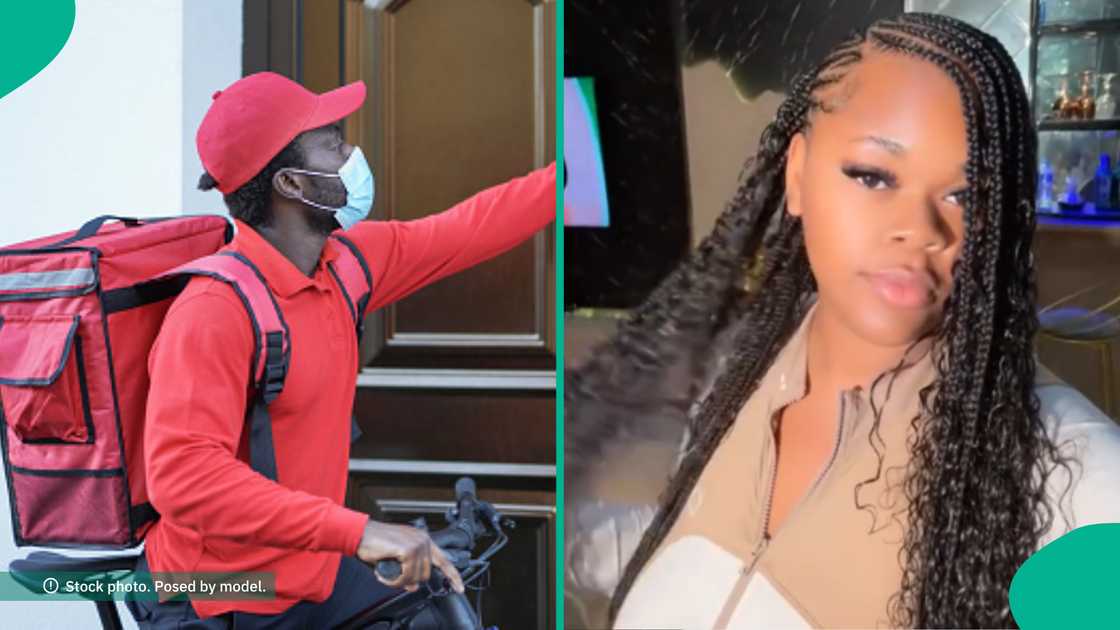Woman sees her former secondary schoolmate now working as dispatch rider, reacts online Woman sees her former secondary schoolmate now working as dispatch rider, reacts online