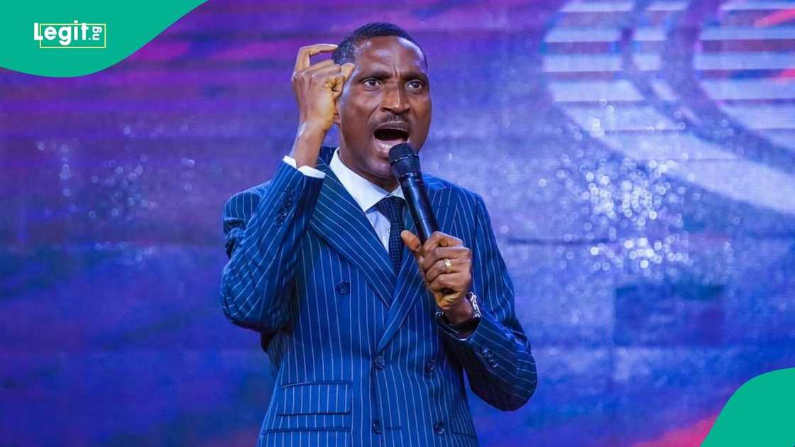 Nigerian pastor Korede Komaiya, 54, reveals the age at which doctors tell him he would die. Nigerian pastor Korede Komaiya, 54, reveals the age at which doctors tell him he would die.