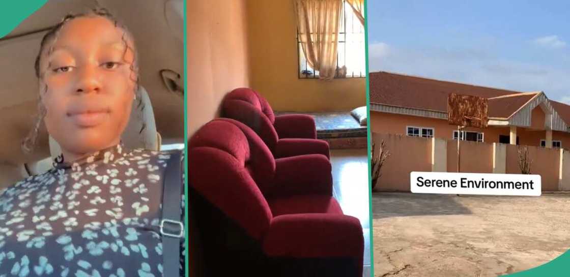 Lady rejoices as she gets good apartment during her NYSC. Lady rejoices as she gets good apartment during her NYSC.