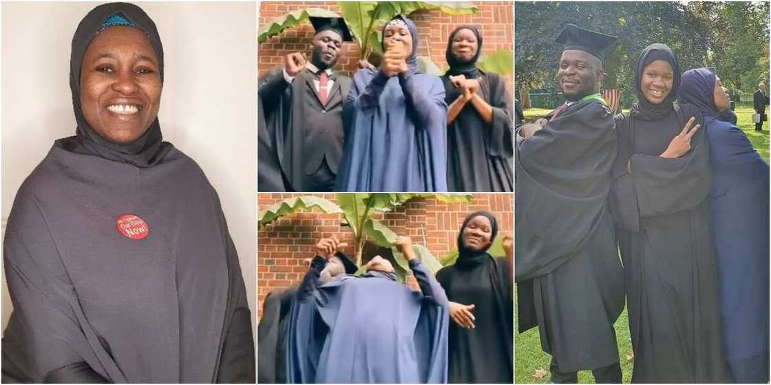 Aisha Yesufu and her kids