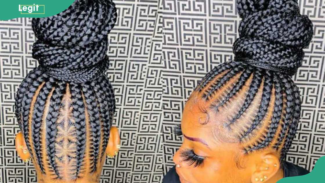 Ghana weaving Shuku hairstyles Ghana weaving Shuku hairstyles