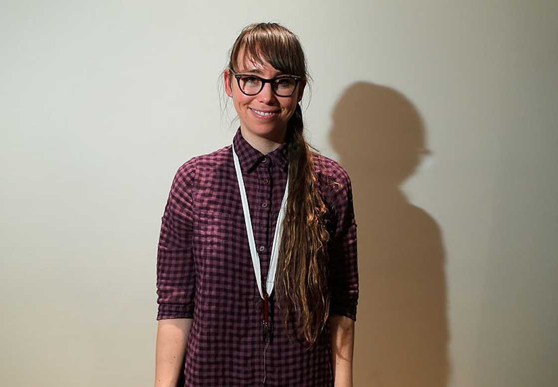 Leanne Marshall arrives at the Leanne Marshall fall 2013 fashion show