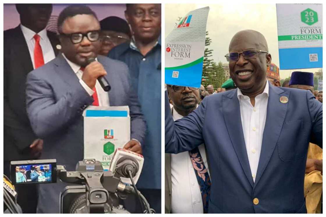 Gwamna Ayade da Ministan Fetur Sylva. Gwamna Ayade da Ministan Fetur Sylva.