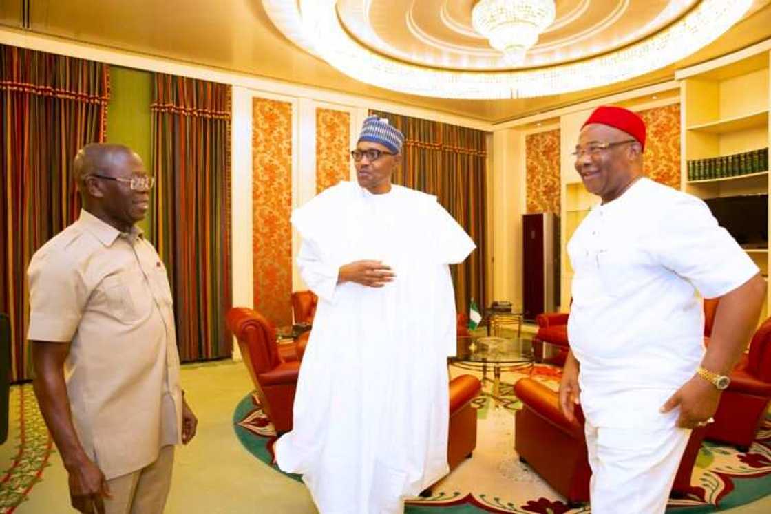 Yanzu-yanzu: Buhari ya karbi bakuncin Hope Uzodinma, sabon gwamnan Imo (Hotuna) Yanzu-yanzu: Buhari ya karbi bakuncin Hope Uzodinma, sabon gwamnan Imo (Hotuna)