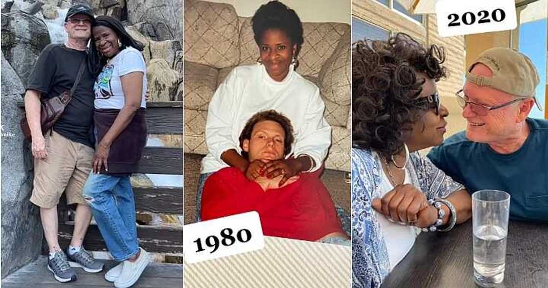 Couple celebrate 50 decades, love journey, interracial lovers Couple celebrate 50 decades, love journey, interracial lovers