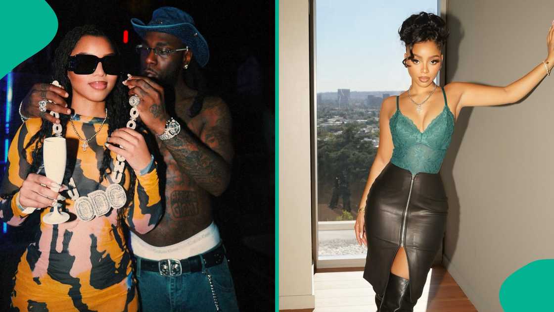 Chloe Bailey shared information about her relationship with Burna Boy.